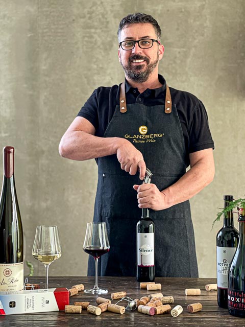 Korkenzieher Mario von Glanzberg Passion Wein